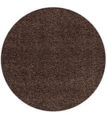 Ayyildiz Kusový koberec Life Shaggy 1500 brown kruh 80x80 (priemer) kruh