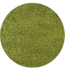 Ayyildiz Kusový koberec Life Shaggy 1500 green kruh 80x80 (priemer) kruh