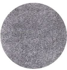 Ayyildiz Kusový koberec Life Shaggy 1500 light grey kruh 80x80 (priemer) kruh