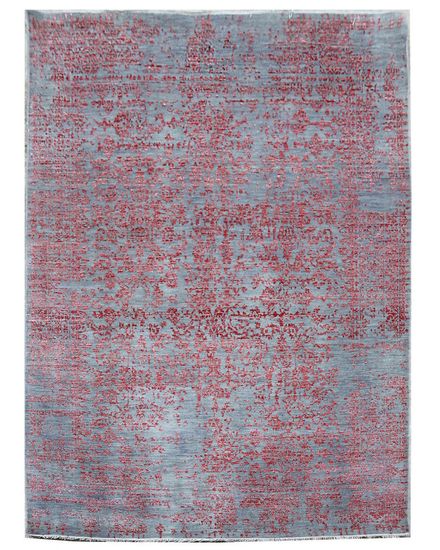 Diamond Carpets Ručne viazaný kusový koberec Diamond DC-JK 1 silver / pink