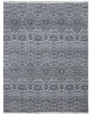 Diamond Carpets Ručne viazaný kusový koberec Diamond DC-EKT L silver / black 120x170