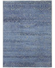 Diamond Carpets Ručne viazaný kusový koberec Diamond DC-EKT 6 Silver / light blue 365x457