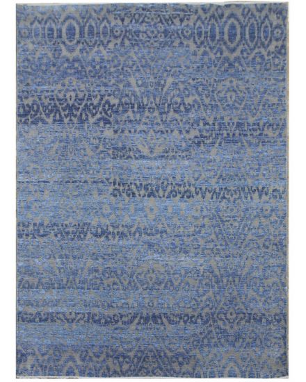 Diamond Carpets Ručne viazaný kusový koberec Diamond DC-EKT 6 Silver / light blue