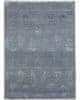 Ručne viazaný kusový koberec Diamond DC-EKT 10 Silver / blue 120x170