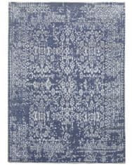 Diamond Carpets Ručne viazaný kusový koberec Diamond DC-JK 1 Jeans blue / silver 365x457