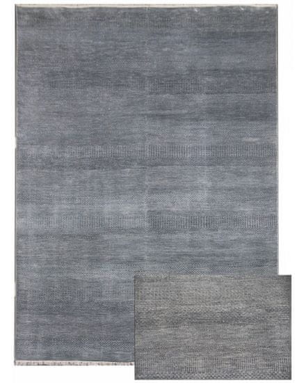 Diamond Carpets Ručne viazaný kusový koberec Diamond DC-MCN Light grey / blue
