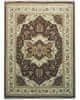 Ručne viazaný kusový koberec Diamond DC-SIRAPI Brown / ivory 120x170