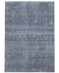 Diamond Carpets Ručne viazaný kusový koberec Diamond DC-JK 1 Jeans blue / black 180x275