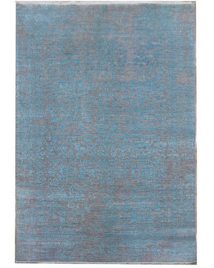 Diamond Carpets Ručne viazaný kusový koberec Diamond DC-JK 1 Silver / light blue