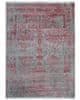 Ručne viazaný kusový koberec Diamond DC-JK ROUND Silver / pink 120x170