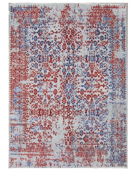 Diamond Carpets Ručne viazaný kusový koberec Diamond DC-JKM Silver / blue-red