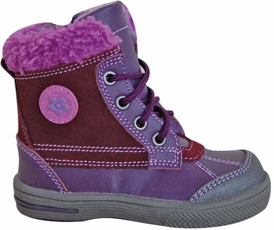 Protetika Dívčí zimní boty Kern - fialové