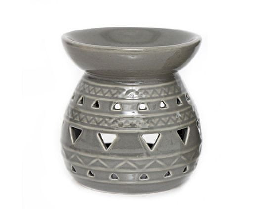 Sifcon Aromalampa, 10x10 cm, šedá, keramika s glazúrou