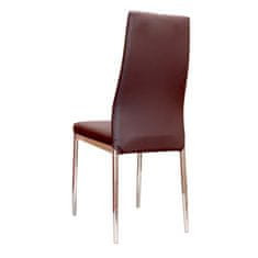 Jedálenská stolička MILÁNO hnedá