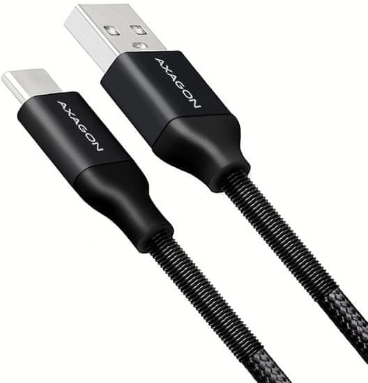 AXAGON Kábel USB-C > USB-A BUCM-AM20SB, čierny
