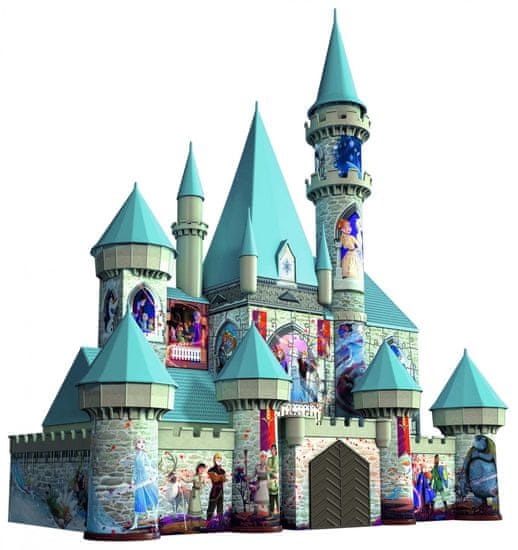 Ravensburger 3D Puzzle 111565 Disney Zámok Ľadové kráľovstvo 216 dielikov