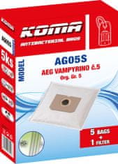 KOMA AG05S - Sada 25 ks vreciek do vysávača AEG Vampyr č.5