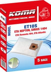 KOMA ET10S - Vrecká do vysávača ETA Neptun 1404, 3404, Rowenta 0404 textilné