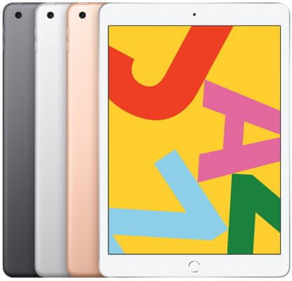 iPad 2019 2019, kovový, kompaktný, vysoký výkon A10 Fusion, iPadOS, veľký Retina displej, Apple Pencil, Smart Keyboard., LTE, GPS