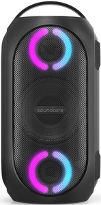 výkonný prenosný Bluetooth reproduktor soundcore Anker rave mini párty prevedenie 80w výkon silný zvuk Bluetooth vo verzii 5.0 A2DP protokol IPX7 18 h výdrž svetelná show led diódy usb prehrávač IPX7
