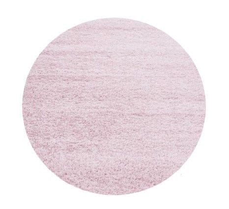 Ayyildiz Kusový koberec Life Shaggy 1500 pink kruh
