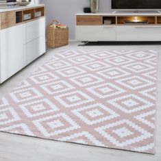 Ayyildiz Kusový koberec Plus 8005 pink 80x150