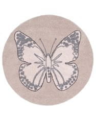 Lorena Canals Ručne tkaný kusový koberec Butterfly 160x160 (priemer) kruh