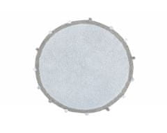 Lorena Canals Ručne tkaný kusový koberec Bubbly Soft Blue 120x120 (priemer) kruh