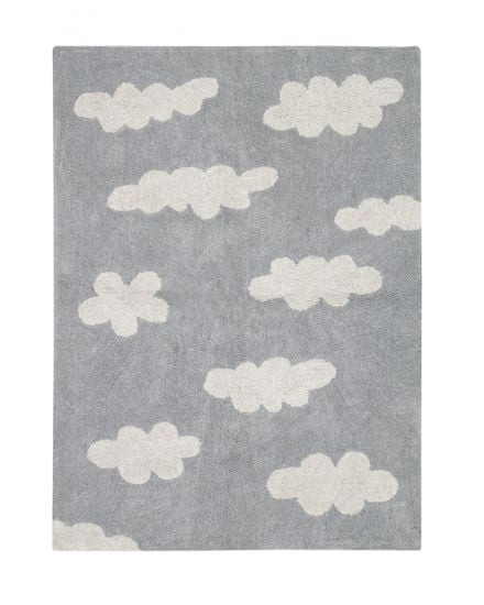 Lorena Canals Pre zvieratá: Prateľný koberec Clouds Grey