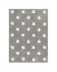 Lorena Canals Ručne tkaný kusový koberec Stars Grey-White 120x160