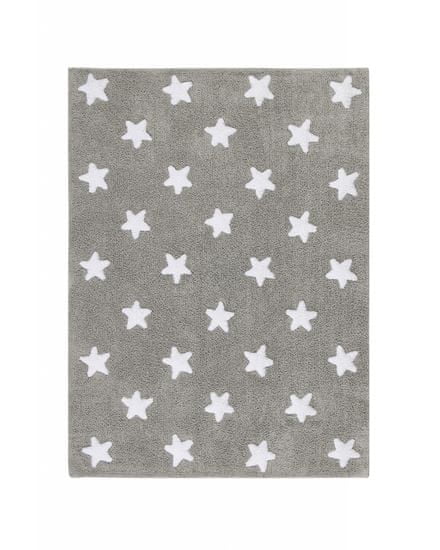 Lorena Canals Ručne tkaný kusový koberec Stars Grey-White