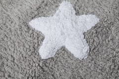 Lorena Canals Ručne tkaný kusový koberec Stars Grey-White 120x160
