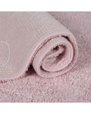 Lorena Canals Ručne tkaný kusový koberec Stars Pink-White 120x160