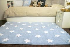 Lorena Canals Ručne tkaný kusový koberec Stars Blue-White 120x160