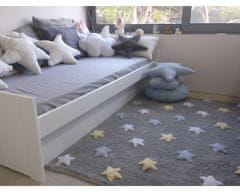 Lorena Canals Ručne tkaný kusový koberec Tricolor Stars Grey-Blue 120x160