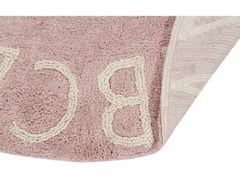 Lorena Canals Ručne tkaný kusový koberec Round ABC Vintage Nude-Natural 150x150 (priemer) kruh