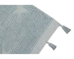 Lorena Canals Ručne tkaný kusový koberec Hippy Stars Aqua Blue 120x175