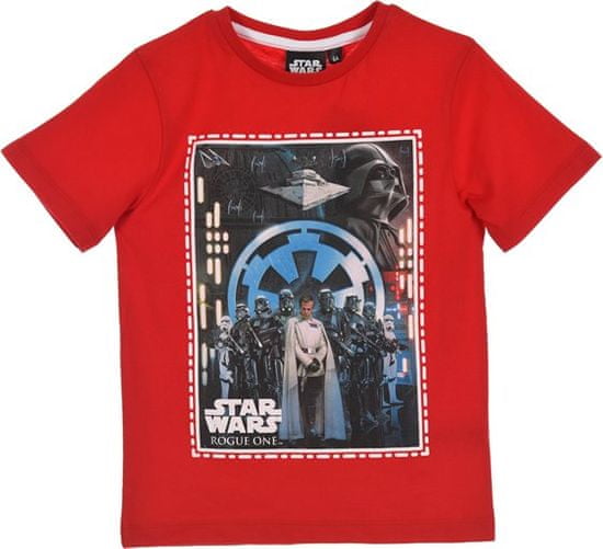 Sun City Dětské tričko Star Wars Rogue One bavlna červené Velikost: 104 (4 roky)