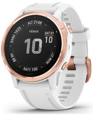 Inteligentné hodinky Garmin fénix 6S PRO, smart watch, pokročilé, outdoorové, športové, odolné, dlhá výdrž batérie, hudobný prehrávač