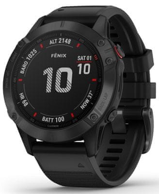 Inteligentné hodinky Garmin fénix 6 PRO, smart watch, pokročilé, outdoorové, športové, odolné, dlhá výdrž batérie, hudobný prehrávač