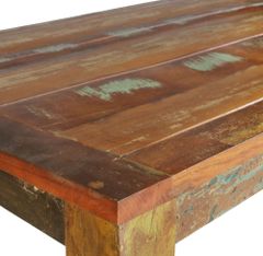 Bruxxi Jedálenský stôl z recyklovaného dreva Kalkutta, 120 cm, mango