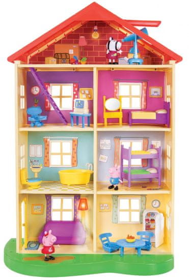 TM Toys Peppa Pig Rodinný dom so svetlom a zvukom