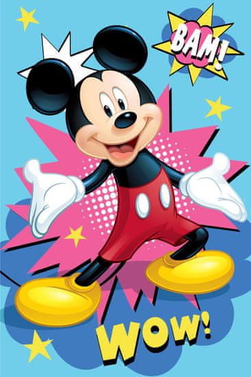 Jerry Fabrics Fleecová deka Mickey "BAM"