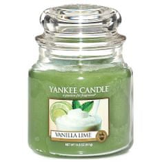 Yankee Candle Sviečka v sklenenej dóze , Vanilka s limetkami, 410 g