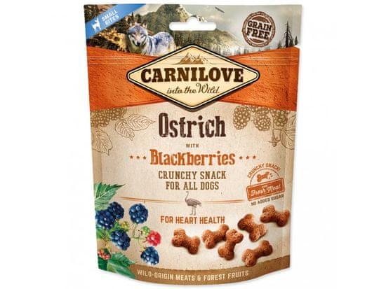 Carnilove Dog Crunchy Snack Ostrich with Blackberries with fresh meat 200 g