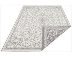 NORTHRUGS Kusový koberec Twin Supreme 103866 Grey / Cream – na von aj na doma 80x150
