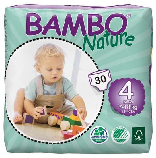 Bambo Nature 4 Maxi (7-18 kg) 30 ks