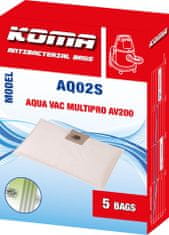 KOMA AQ02S - Sada 25 ks vreciek do vysávača AquaVac Multipro 200