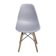 IDEA nábytok Jedálenská stolička UNO sivá