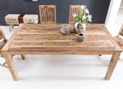 Bruxxi Jedálenský stôl Rustica, 120 cm, mangové drevo
